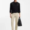 Delaware slim-fit trousers in a cotton blend