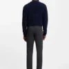 Delaware slim-fit trousers in brushed stretch twill