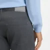 Delaware slim-fit trousers in brushed stretch twill