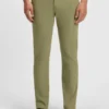 Delaware slim-fit trousers in cotton-blend twill