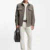 Delaware slim-fit trousers in cotton-blend twill