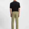 Delaware slim-fit trousers in cotton-blend twill