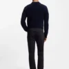 Delaware slim-fit trousers in fade-resistant twill