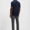 Delaware slim-fit trousers in patterned stretch cotton Delaware slim-fit trousers in patterned stretch cotton
