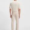 Delaware slim-fit trousers in patterned stretch cotton Delaware slim-fit trousers in patterned stretch cotton