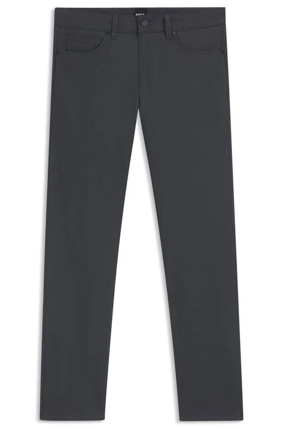 Delaware slim-fit trousers in patterned stretch cotton Delaware slim-fit trousers in patterned stretch cotton