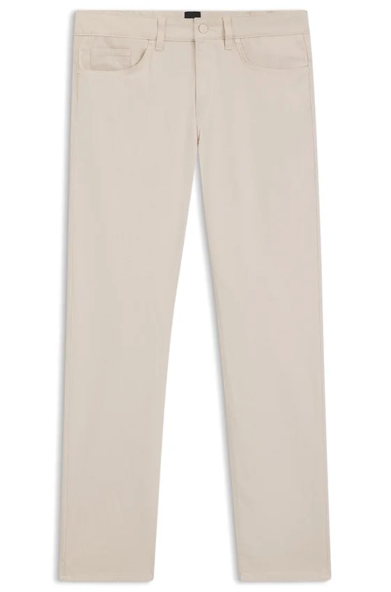Delaware slim-fit trousers in patterned stretch cotton Delaware slim-fit trousers in patterned stretch cotton