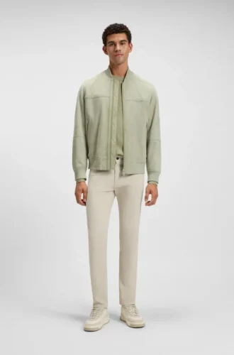 Delaware slim-fit trousers in stretch-cotton moleskin