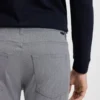 Delaware slim-fit trousers in wrinkle-resistant dobby