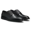 Derby shoes in textured and smooth leather