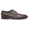 Derby shoes in textured and smooth leather