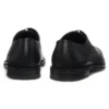Derby shoes in textured and smooth leather