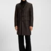 Detachable-inner coat in a slim fit