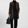 Detachable-inner coat in a slim fit