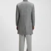 Detachable-inner coat in a slim fit