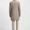 Detachable-inner coat in a slim fit