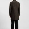 Detachable-inner coat in a slim fit