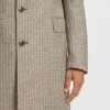Detachable-inner coat in a slim fit