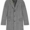 Detachable-inner coat in a slim fit