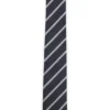 Diagonal-stripe tie in a silk blend