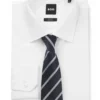 Diagonal-stripe tie in a silk blend