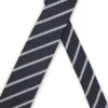 Diagonal-stripe tie in a silk blend