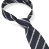 Diagonal-stripe tie in a silk blend