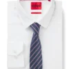 Diagonal-stripe tie in silk