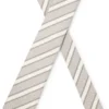 Diagonal-stripe tie in silk