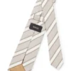 Diagonal-stripe tie in silk