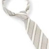 Diagonal-stripe tie in silk
