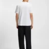 Dobermann-print T-shirt in cotton jersey