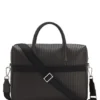 Document case with embossed pattern
