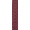 Dot-motif tie in a silk blend