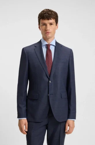 Dot-motif tie in a silk blend