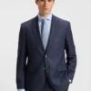 Dot-motif tie in a silk blend