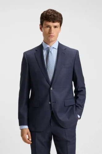 Dot-motif tie in a silk blend