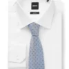 Dot-motif tie in a silk blend