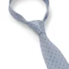 Dot-motif tie in a silk blend