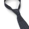 Dot-motif tie in a silk blend