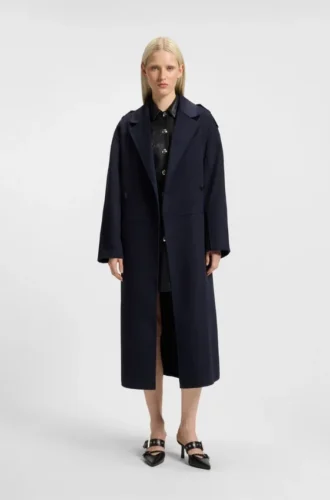 Double-breasted coat in an oversized fit