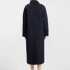 Double-breasted coat in an oversized fit