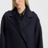 Double-breasted coat in an oversized fit