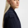 Double-breasted coat in an oversized fit