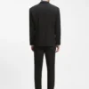 Double-breasted suit jacket in wool-blend twill Double-breasted suit jacket in wool-blend twill
