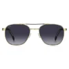 Double-bridge sunglasses in black and gold tones Double-bridge sunglasses in black and gold tones