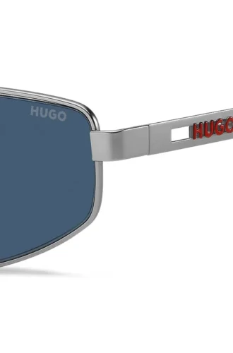 Double-bridge sunglasses with cut-out logo Double-bridge sunglasses with cut-out logo