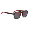 Double-bridge sunglasses with two-tone end tips Double-bridge sunglasses with two-tone end tips