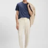 Double-collar T-shirt in cotton and silk Double-collar T-shirt in cotton and silk
