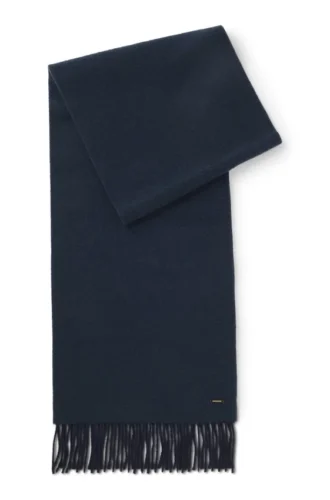 Double-faced cashmere scarf